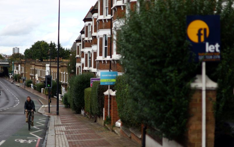 Des maisons à Londres, en Grande-Bretagne