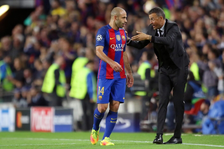 Luis Enrique : « Je savais que Mascherano deviendrait entraîneur »