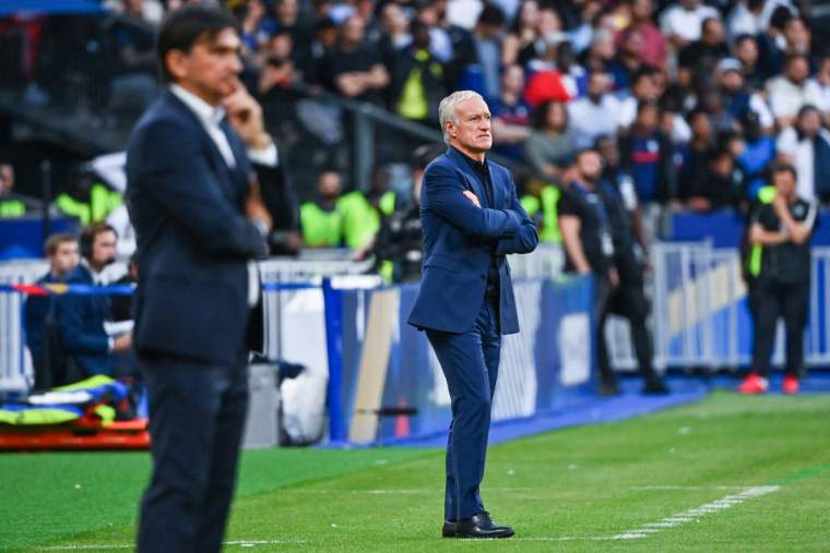 Didier DESCHAMPS Didier DESCHAMPS head coach of France and Zlatko DALIC coach of Croatia during the UEFA Nations League, group 1 match between France and Croatia at Stade de France on June 13, 2022 in Paris, France. (Photo by Anthony Dibon/Icon Sport)  - Photo by Icon Sport
