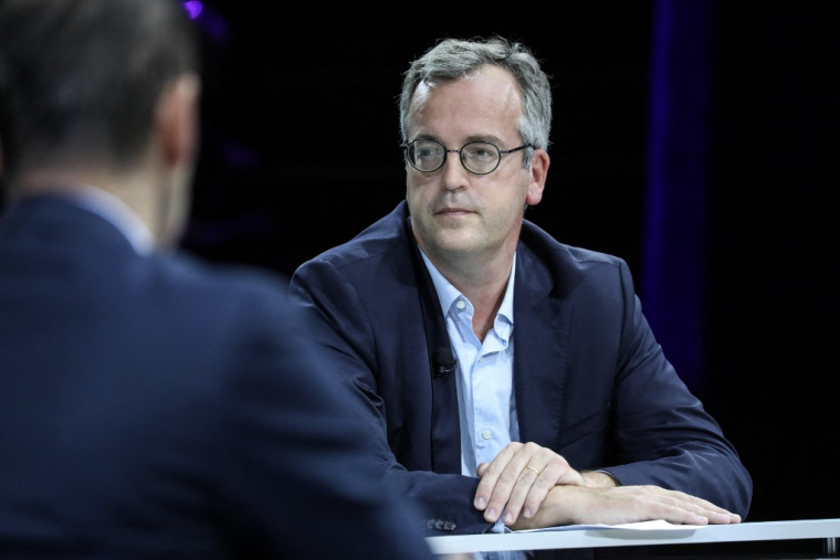 Thomas Fatôme à Paris, le 1er octobre 2021. ( CHAM / GABRIELLE FERRANDI )