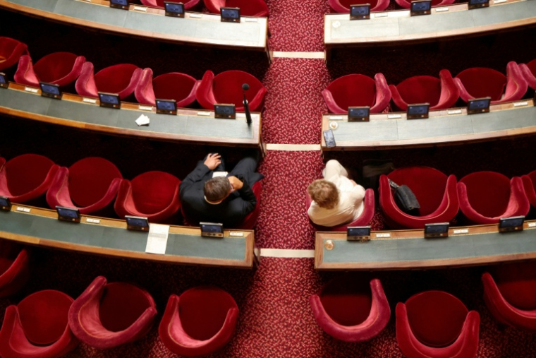 Au sénat, à Paris, le 21 juillet 2026  ( AFP / Ludovic MARIN )