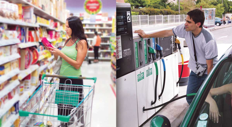 Les prix à la consommation ont augmenté de 5,2% en mai en glissement annuel, un niveau inédit en France depuis 1985. L'insee anticipe un inflation à 6,8% cet automne, du fait de la flambée des denrées agricoles et des prix de l'énergie. (© Fotolia)