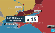 Ukraine : la Russie s'est approprié une partie des céréales ukrainiennes, selon des images de la Nasa