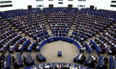 Le Parlement européen, à Strasbourg, le 17 décembre 2025 ( AFP / FREDERICK FLORIN )