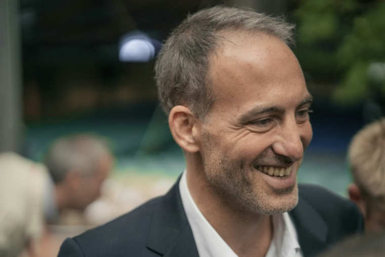 Le leader de Place publique Raphaël Glucksmann, le 27 septembre 2025, à Bram dans l'Aude ( AFP / Idriss BIGOU-GILLES )