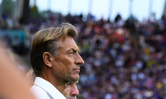 Herve RENARD head coach of France during the Paris Olympic Games 2024 women's match between France and Brazil  at Stade de la Beaujoire on August 3, 2024 in Nantes, France. (Photo by Baptiste Fernandez/Icon Sport)  - Photo by Icon Sport