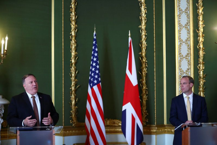 A LONDRES, POMPEO APPELLE À BÂTIR UNE COALITION ANTI-CHINOISE