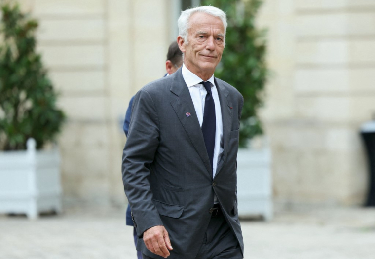 Patrick Martin à Paris, le 24 septembre 2024. ( AFP / THOMAS SAMSON )