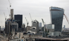 Une vue de La City de Londres