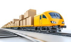 Vos colis voyagent en train !