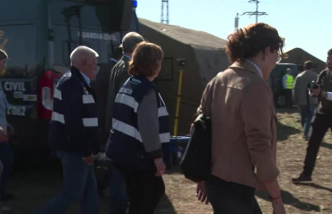 Espagne: minute de silence sur le site de l'accident ferroviaire