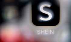 Le logo de l'application Shein, à Francfort le 16 avril 2025 ( AFP / Kirill KUDRYAVTSEV )