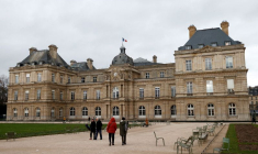 Le palais du Luxembourg, qui abrite le Sénat français, à Paris