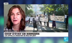 Coup d'Etat en Birmanie : "Il faut trouver des moyens inhabituels" pour manifester