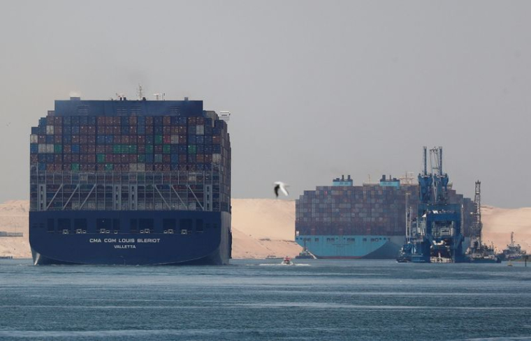 TRAVAUX D'EXTENSION DU CANAL DE SUEZ APRÈS L'ÉPISODE DE L'EVER GIVEN