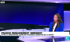 Remaniement en France : Gabriel Attal à l'Education, Aurore Bergé aux Solidarités, Aurélien Rousseau à la Santé