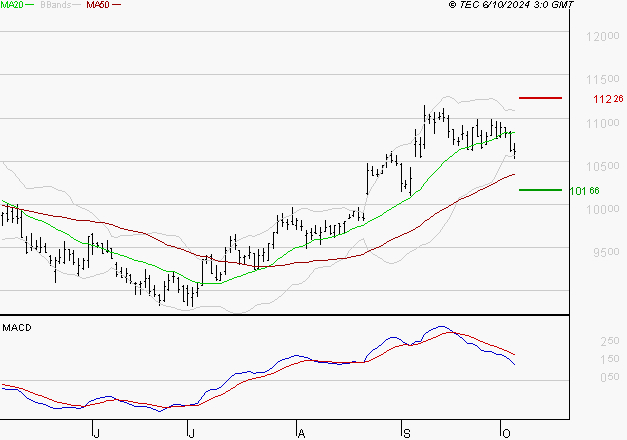 BIOMERIEUX : Une consolidation vers les supports est probable