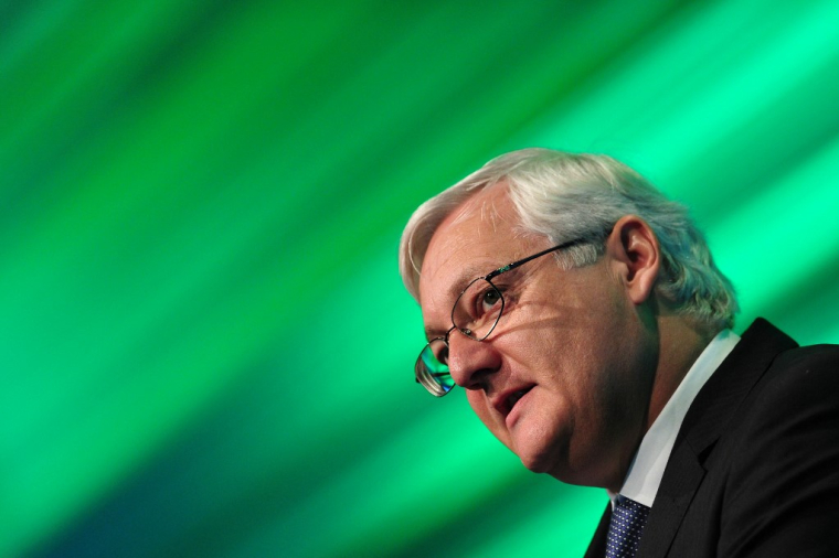 Peter Voser, en 2013 ( AFP / CARL COURT )