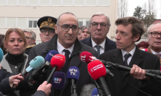 Incendie d'un collège à Dijon: "des actes absolument ignobles" (Nuñez)