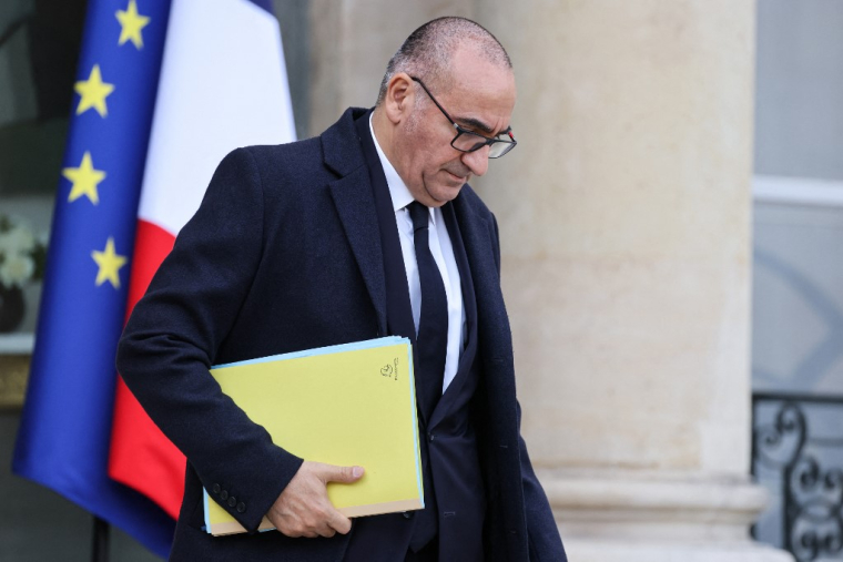 Laurent Nuñez à Paris, le 22 octobre 2025. ( AFP / LUDOVIC MARIN )