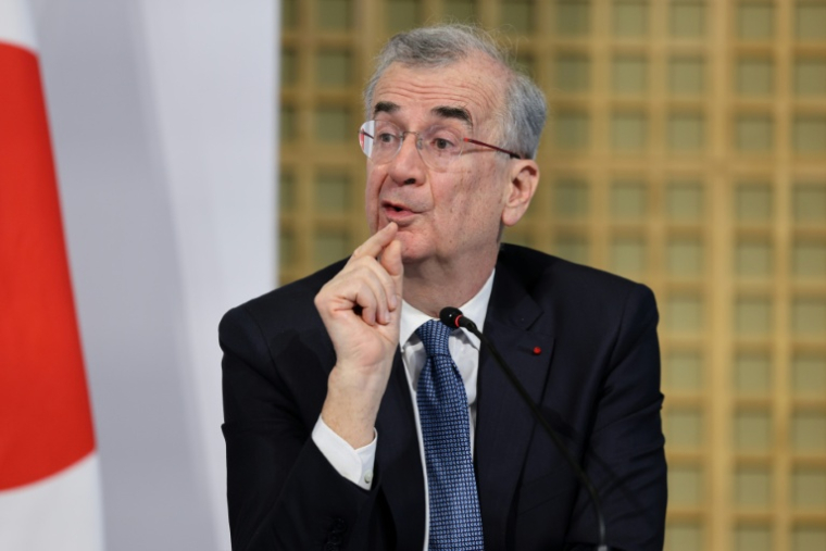 Le gouverneur de la Banque de France, François Villeroy de Galhau, le 3 février 2026 à Paris ( AFP / Ludovic MARIN )