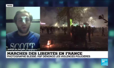 Photographe syrien blessé lors de la Marche des Libertés : "je suis encore sous le choc"