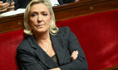 Marine Le Pen à Paris, le 28 octobre 2025. ( AFP / BERTRAND GUAY )