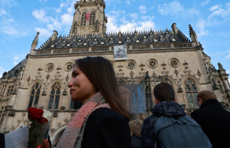 Cérémonie funéraire de Dominique Bernard, professeur de français assassiné à Arras