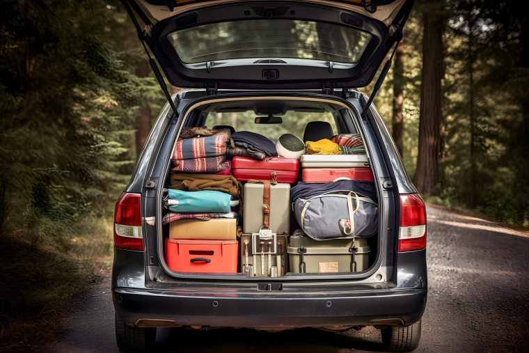 (Crédits photo : Adobe Stock - Famille chargeant sa voiture pour un week-end prolongé grâce à un jour férié)