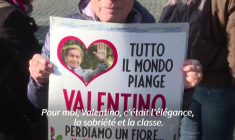 Stars et stylistes aux funérailles du couturier Valentino à Rome