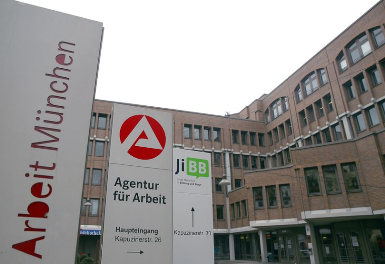 Une agence pour l'emploi à Munich