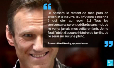 "Je mourrai" en prison, écrivait Navalny dans ses mémoires