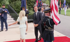 Les dirigeants européens arrivent à la Maison Blanche pour des discussions avec Trump