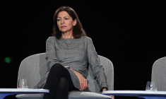 Anne Hidalgo à Paris, le 24 novembre 2022. ( AFP / ALAIN JOCARD )