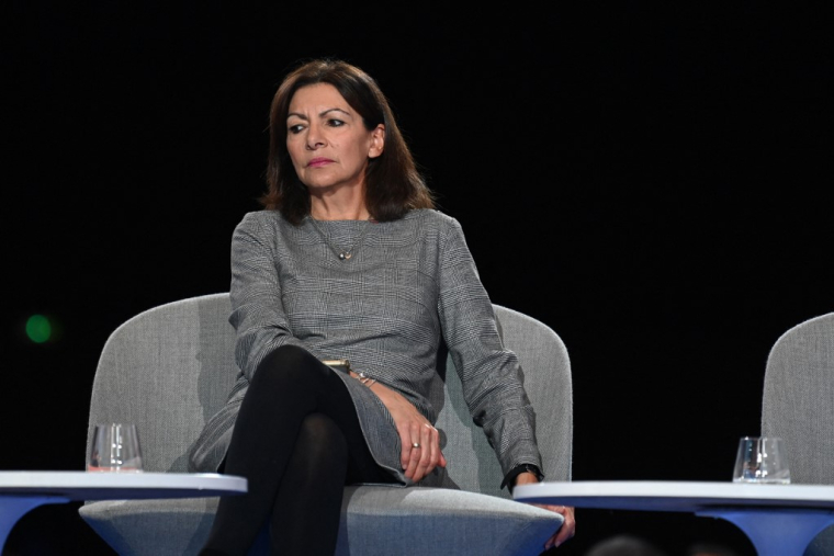 Anne Hidalgo à Paris, le 24 novembre 2022. ( AFP / ALAIN JOCARD )