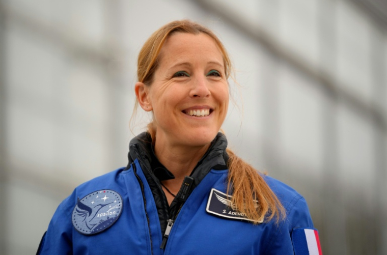 Sophie Adenot à Cologne en Allemagne le 5 janvier 2026 ( AFP / Pau Barrena )