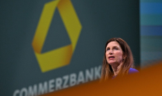 Bettina Orlopp à Wiesbaden, en Allemagne, le 15 mai 2025. ( AFP / KIRILL KUDRYAVTSEV )