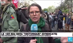 1er-Mai : 550 000 manifestants à Paris selon la CGT