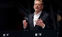 Wayne Griffiths à Barcelone, en Espagne, le 21 mars 2024. ( AFP / JOSEP LAGO )