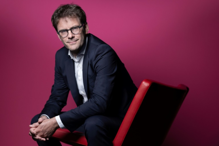 Le maire de Rouen Nicolas Mayer-Rossignol le 20 mai 2025 à Paris ( AFP / JOEL SAGET )