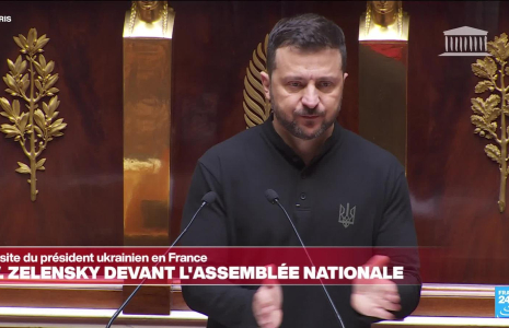 "France, je vous remercie" : Zelensky prononce un discours devant l'Assemblée nationale