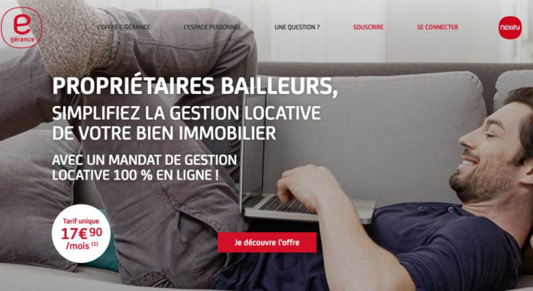 E-gérance s’adresse à des propriétaires bailleurs d’un ou plusieurs biens immobiliers à gérer, adeptes de la banque en ligne et clients réguliers des sites d’e-commerce. (© Nexity)