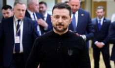 Volodimir Zelensky au siège de l'UE