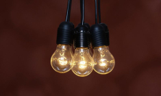 Des ampoules dans un appartement à Munich