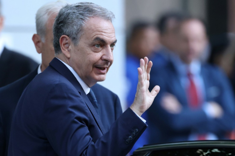 L'ancien Premier ministre socialiste espagnol Jose Luis Rodriguez Zapatero, le 17 juin 2026 à Madrid ( AFP / Thomas COEX )