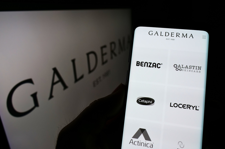 Le logo de Galderma. (Crédits: Adobe Stock)