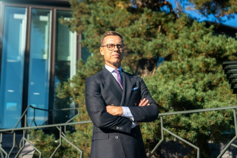 Le président finlandais Alexander Stubb, lors d'un entretien avec l'AFP à Helsinki, le 15 septembre 2026 ( AFP / Alessandro RAMPAZZO )