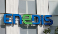 Le gestionnaire du réseau de distribution d'électricité Enedis met en garde ses clients contre une recrudescence de "démarchages frauduleux" par de "faux agents" d'Enedis ( AFP / Ludovic MARIN )