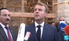 Emmanuel Macron appelle au respect des communautés d'Irak