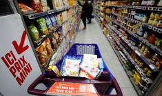 Photo d'un caddie à Nice